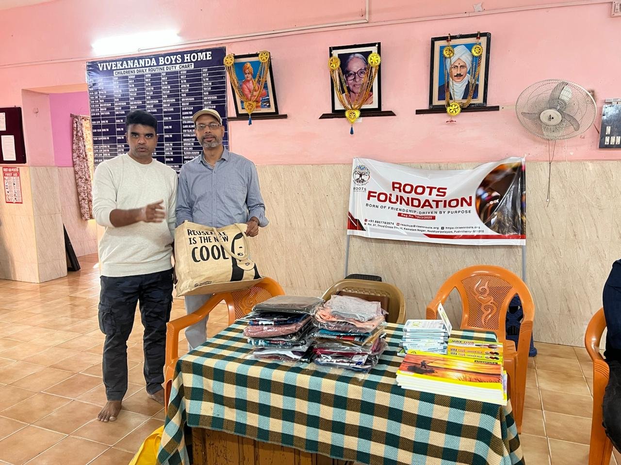 Distribution of New Clothes